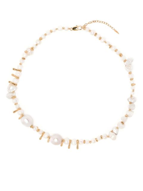 Missoma mixed pearl statement beaded necklace - White - zdjęcie produktu nr 1