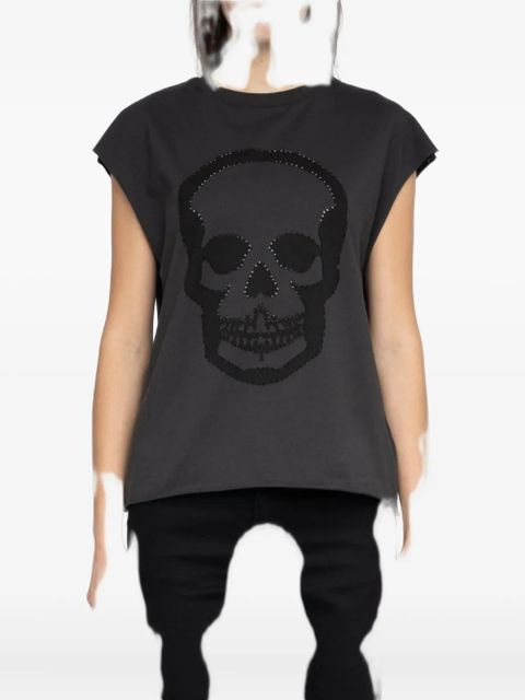 Zadig&Voltaire Cloe skull tank top - Grey
