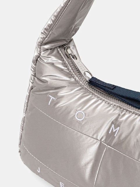 Tommy Jeans torebka kolor srebrny AW0AW18066