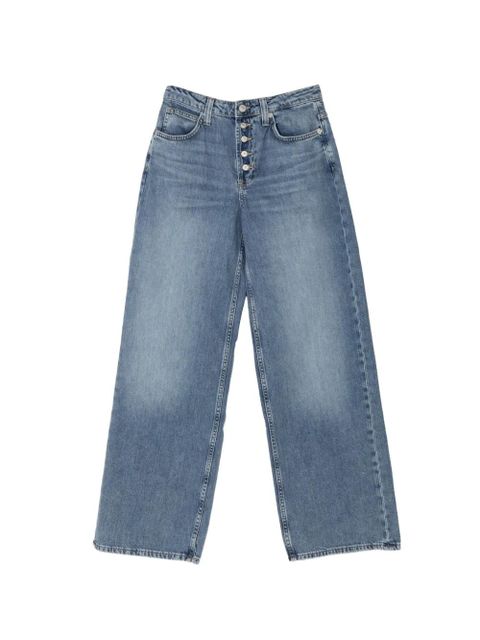 Free People Nia button-fastening jeans - Blue - zdjęcie produktu nr 1