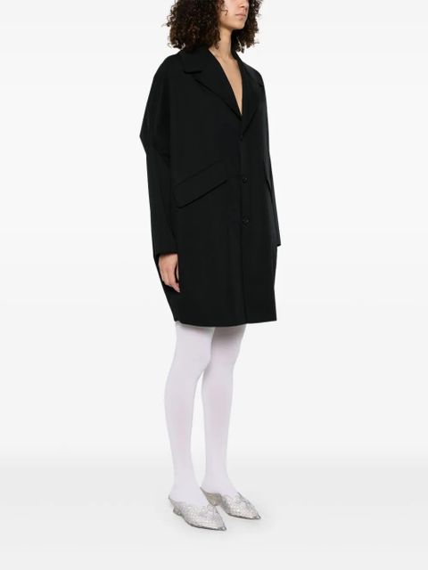 MM6 Maison Margiela cotton coat - Black - zdjęcie produktu nr 2
