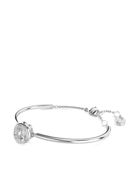 Swarovski Dextera crystal-embellished bangle bracelet - Silver - zdjęcie produktu nr 2