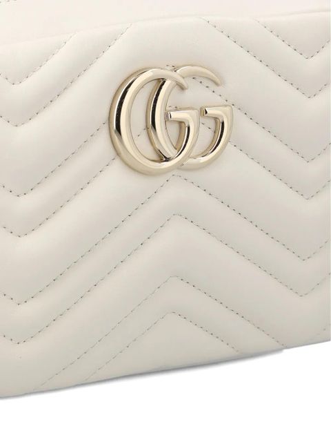 Gucci small GG Marmont chevron shoulder bag - Neutrals - zdjęcie produktu nr 2