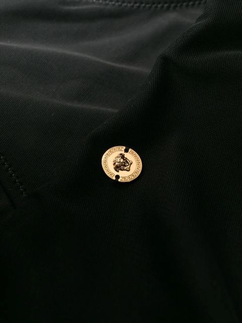 Versace one-shoulder swimsuit - Black