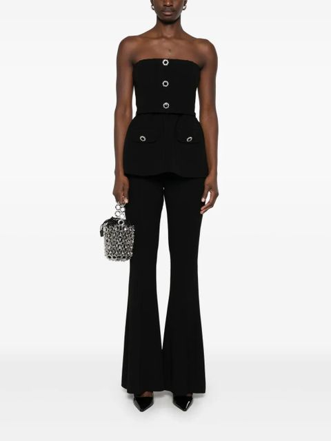 Self-Portrait crepe jumpsuit - Black - zdjęcie produktu nr 2