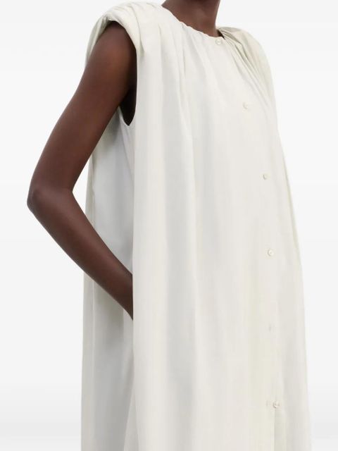 LouLou de Saison button-fastening midi dress - Neutrals