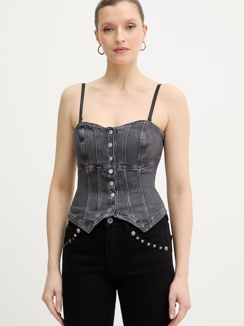 Guess top jeansowy CECILE - zdjęcie produktu nr 2