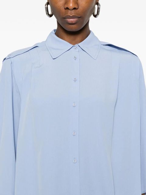 TWINSET button shoulder blouse - Blue