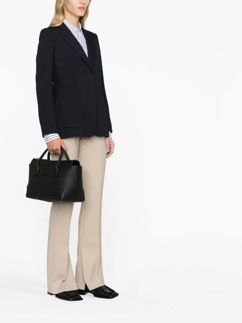 Tod's medium Di leather tote bag - Black - zdjęcie produktu nr 2