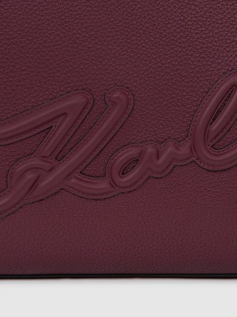 Karl Lagerfeld torebka K/SKUARE kolor bordowy A4W30258 - zdjęcie produktu nr 2