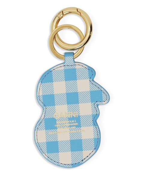 GANNI logo keyring - Blue - zdjęcie produktu nr 2