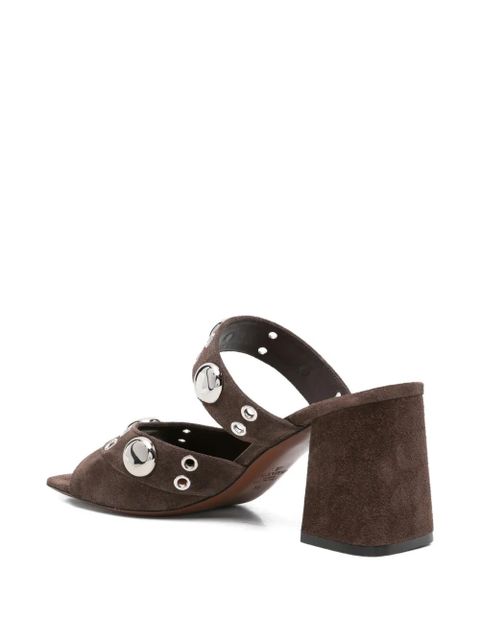 Valentino Garavani eyelet-detail sandals - Brown
