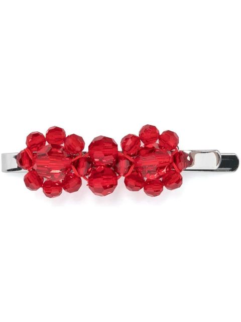 Simone Rocha crystal-embellished hairclip - Red - zdjęcie produktu nr 1