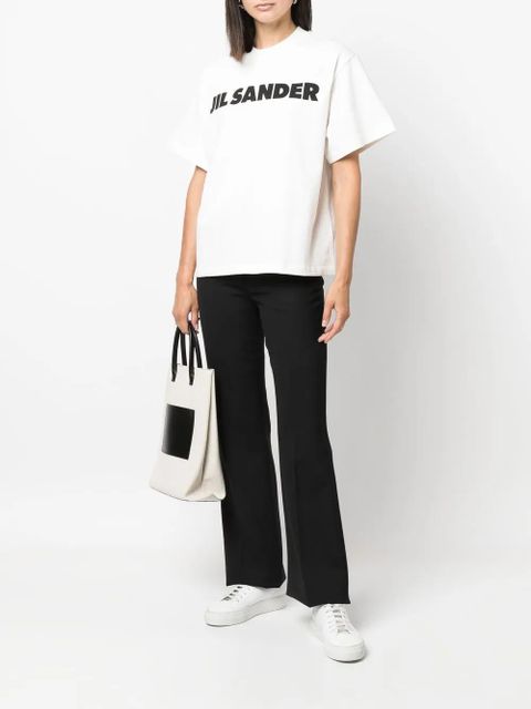 Jil Sander logo-print T-shirt - White - zdjęcie produktu nr 2