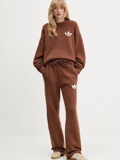 adidas Originals spodnie dresowe z domieszką wełny Knitted Pants - zdjęcie produktu nr 2