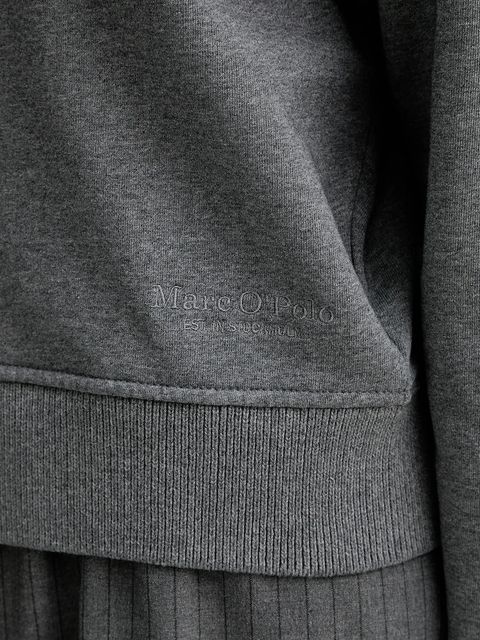 Marc O'Polo kardigan bawełniany damski kolor szary 600407357025