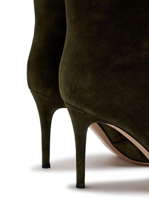 Gianvito Rossi 90mm Hansen suede over-the-knee boots - Green - zdjęcie produktu nr 2