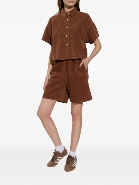 American Vintage Padow drawstring corduroy shorts - Brown - zdjęcie produktu nr 2