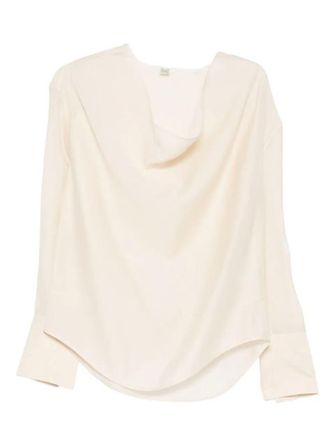 TOTEME cowl-neck blouse - Neutrals - zdjęcie produktu nr 1