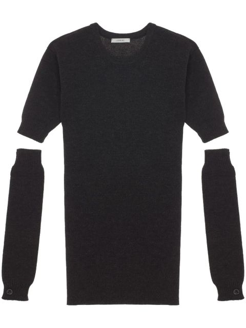 LEMAIRE detachable-sleeve dress - Brown - zdjęcie produktu nr 1