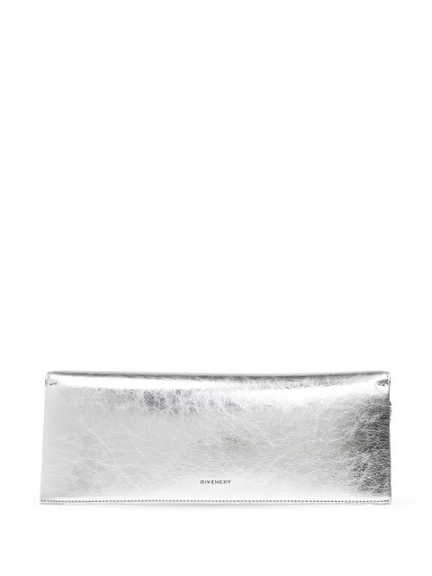 Givenchy 4G Liquid clutch bag - 934 LIGHT SILVERY