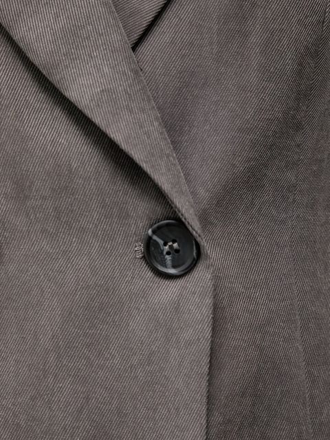 Answear.LAB marynarka kolor szary dwurzędowa gładka