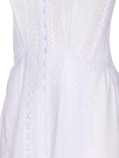 Charo Ruiz Ibiza Dafelle lace button maxi dress - White
