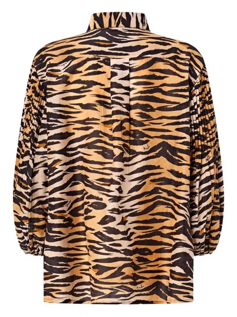 PINKO pleated tiger-print top - Neutrals - zdjęcie produktu nr 2