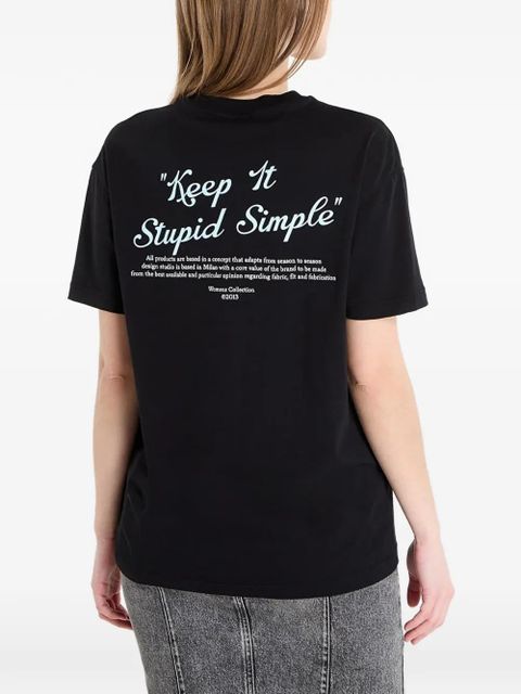 Off-White Kiss Quote T-shirt - Black
