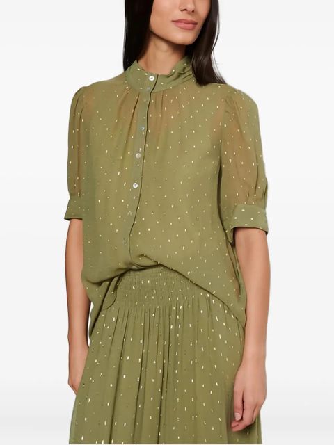 Ba&Sh Mimi buttoned blouse - Green