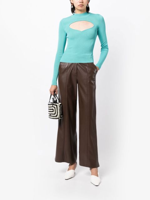 STAUD Cara cut-out detail top - Green - zdjęcie produktu nr 2