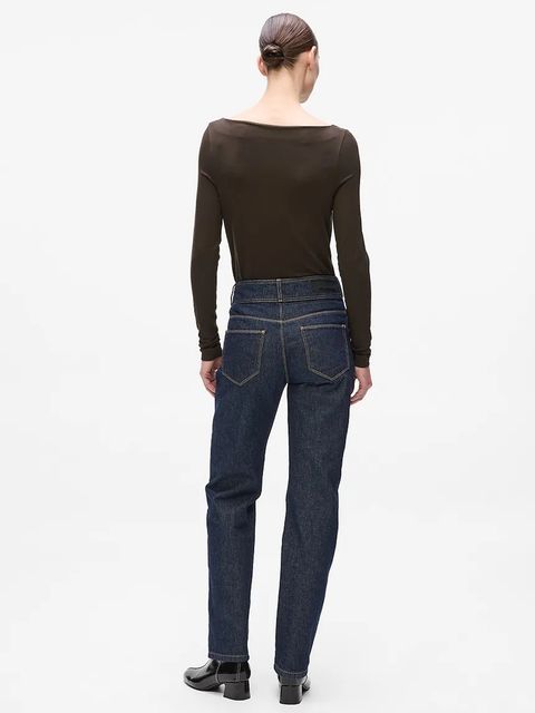 Karl Lagerfeld longsleeve kolor brązowy A4W17045