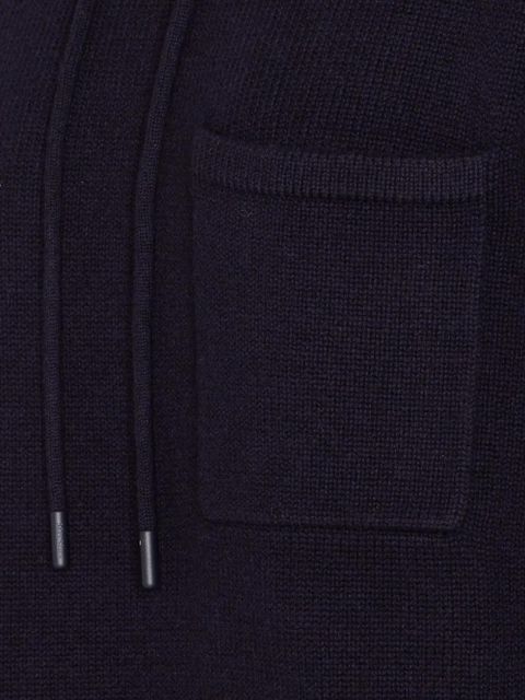 Max Mara hooded patch-pocket sweater - Black - zdjęcie produktu nr 2