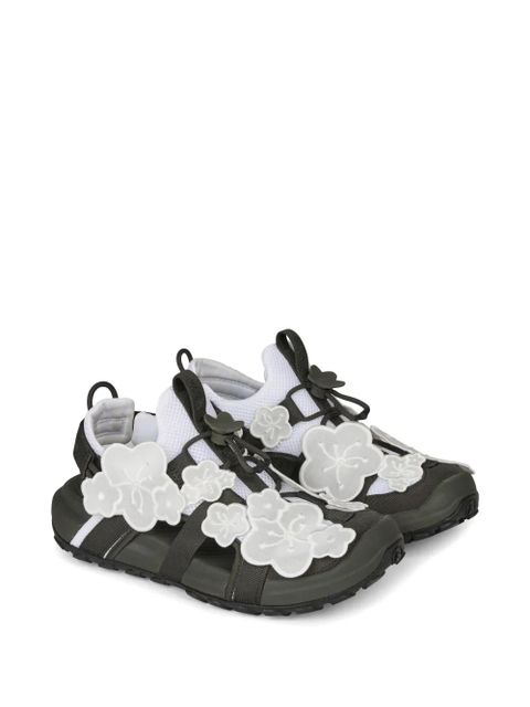 Cecilie Bahnsen x The North Face flower-appliqué strap sandals - Green - zdjęcie produktu nr 2