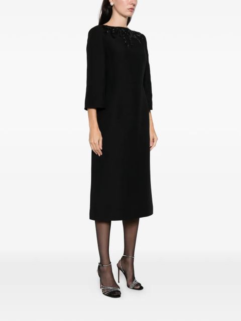 Valentino Garavani beaded midi dress - Black