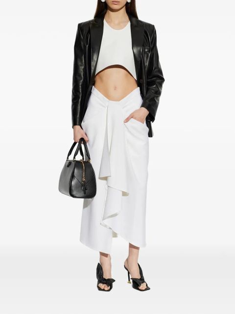 Givenchy double-breasted leather jacket - Black - zdjęcie produktu nr 2