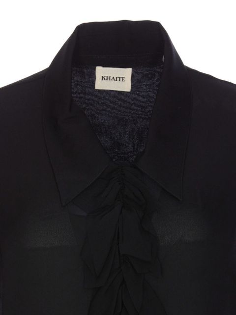 KHAITE Luka shirt - Black