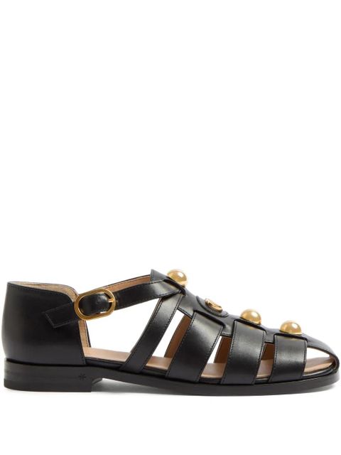 Valentino Garavani 20mm VLogo Signature fisherman sandals - Black