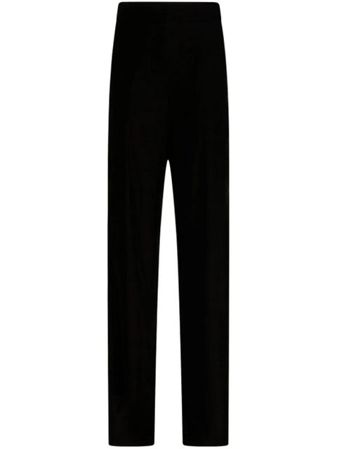 ETRO velvet straight-leg trousers - Black - zdjęcie produktu nr 1