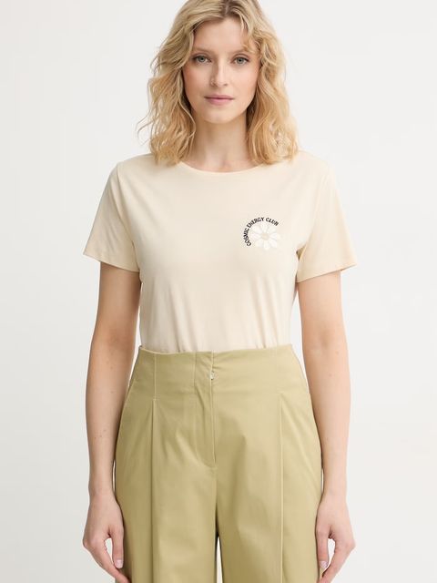 BOSS Orange T-shirt damski bawełniany C_Elove_5 - zdjęcie produktu nr 1