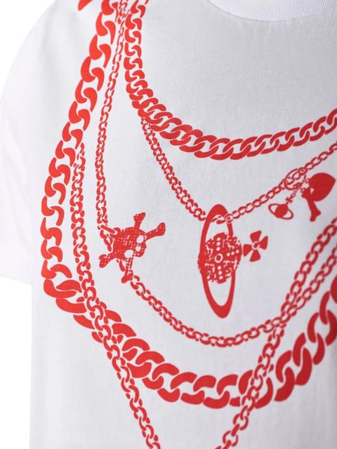 Vivienne Westwood Chain Peru T-shirt - White - zdjęcie produktu nr 2