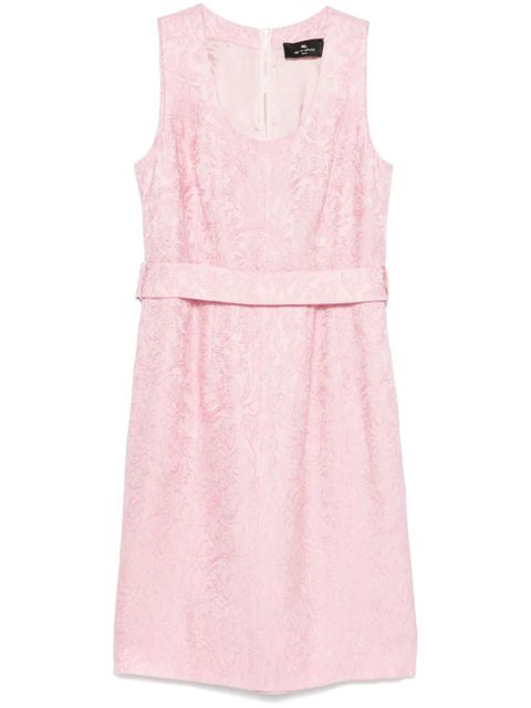 ETRO paisley-embroidery midi dress - Pink - zdjęcie produktu nr 1