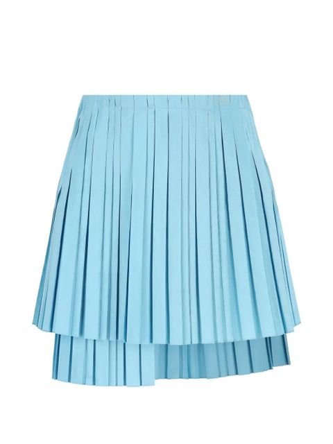FENDI pleated tiered mini skirt - Blue - zdjęcie produktu nr 1