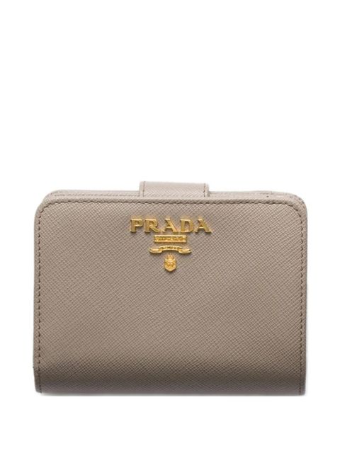 Prada small saffiano-leather zip wallet - Grey - zdjęcie produktu nr 1
