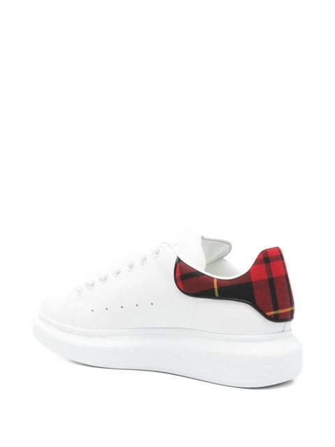 Alexander McQueen tartan-detail lace-up sneakers - White