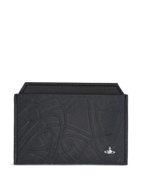Vivienne Westwood embossed-design cardholder - Black - zdjęcie produktu nr 1