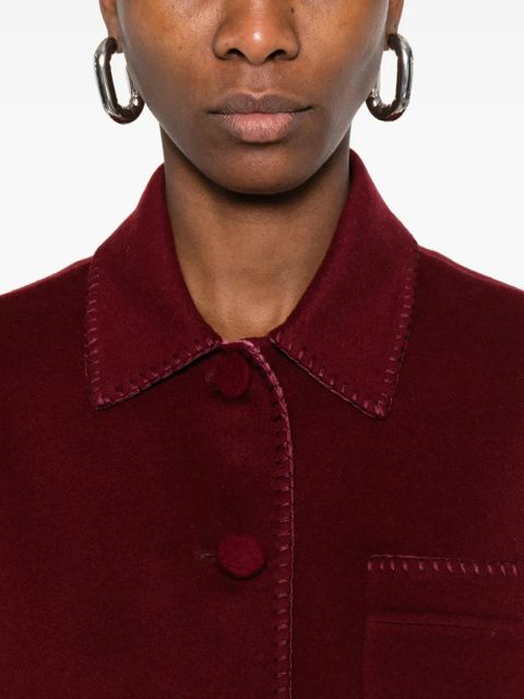 Gabriela Hearst Ulu reversible single-breaste jacket - Red