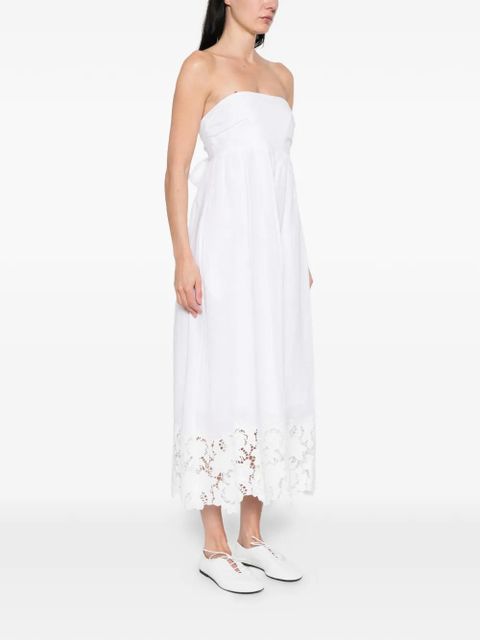 Max Mara Scena lace midi dress - White