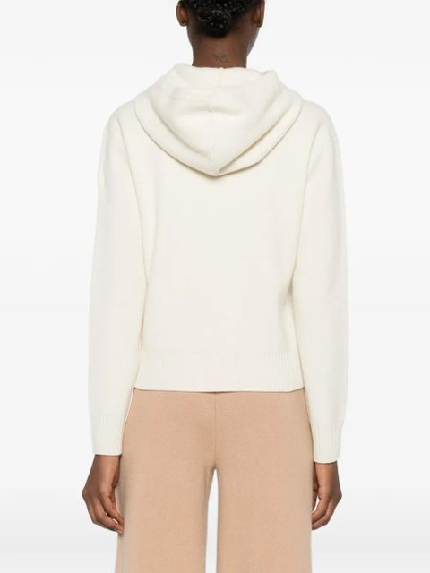 Moncler hooded zip cardigan - Neutrals