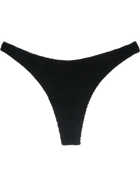 Bond-eye Bound seersucker bikini bottoms - Black - zdjęcie produktu nr 1